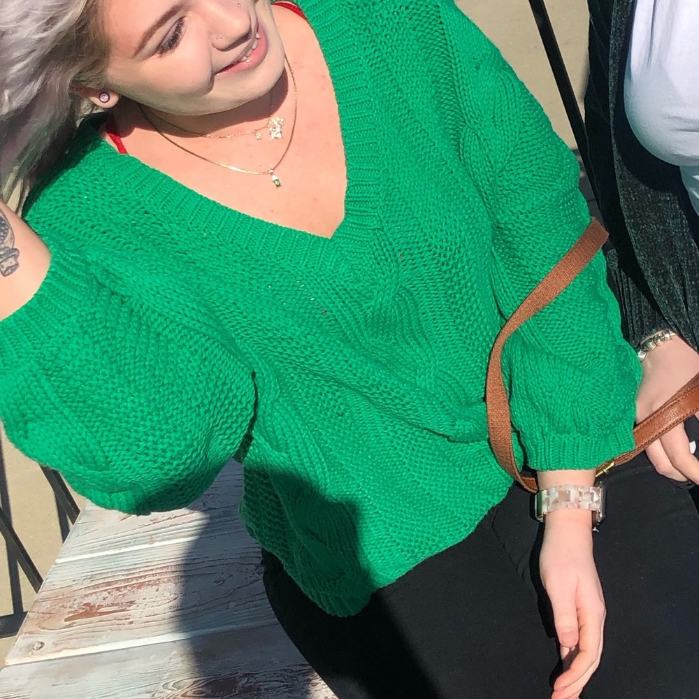 Green Sweater